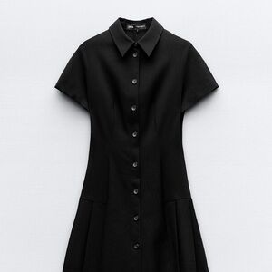Zara mini shirt dress